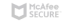 Beveiligd door McAfee