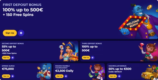 Morospin Casino bonus